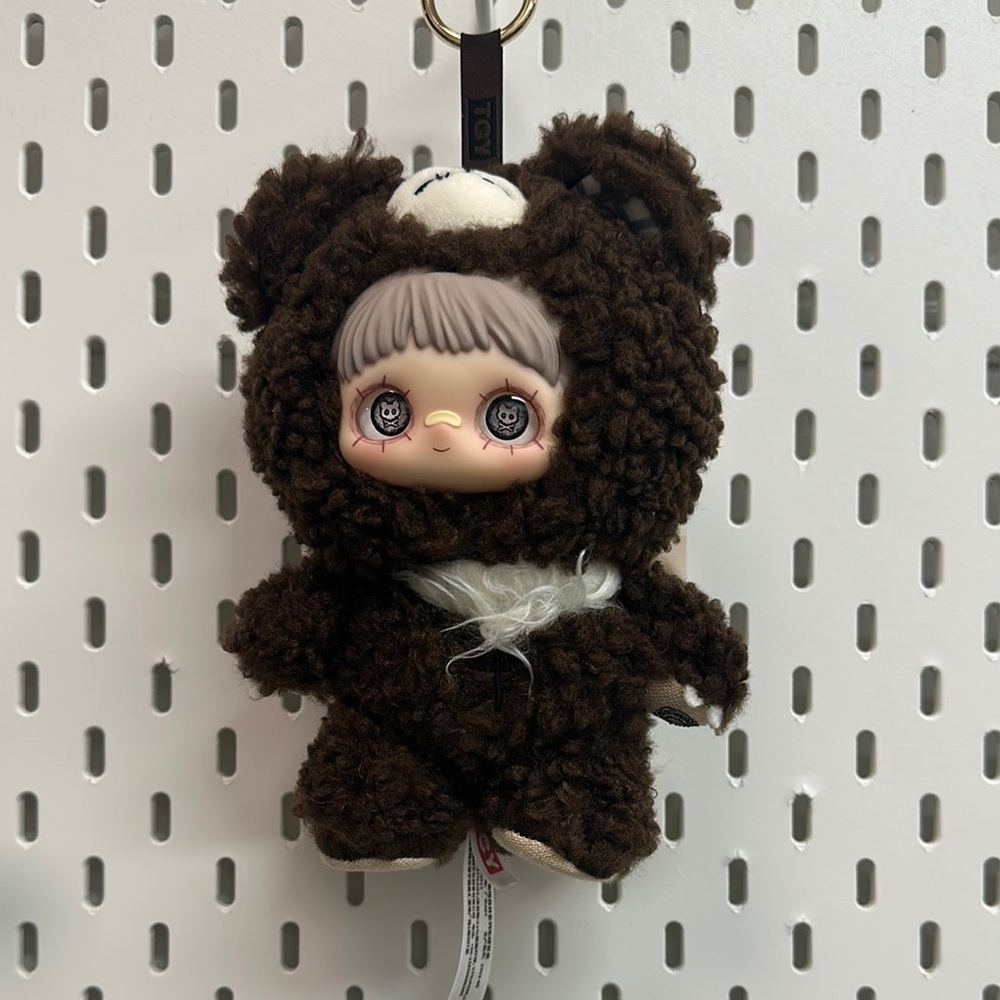 KIKAGoods Maymei Dark Forest The Bear Bell Vinyl Plsuh keychain